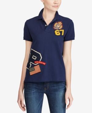 Polo Ralph Lauren Classic-fit Patchwork Cotton Polo