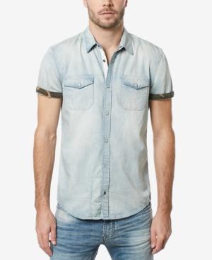 Buffalo David Bitton Men's Dual Pocket Denim Shirt