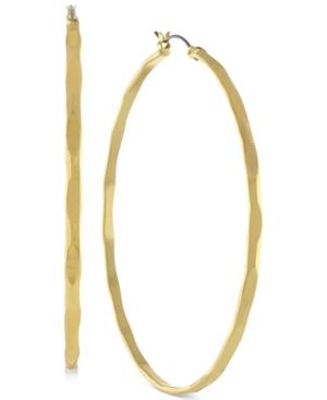 Bcbgeneration Textured Mega Hoop Earrings