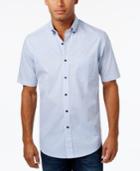 Club Room Men's Big And Tall Turtle-print Cotton Shirt, Only At Macy's