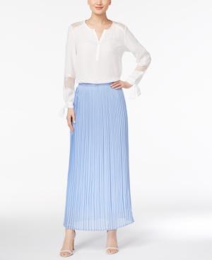 Fever Lace-trim Tie-cuff Blouse
