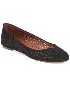 Lucky Brand Women's Enorahh Perforated Flats Women's Shoes