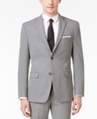 Alfani Men's Slim-fit Gray Mini-pinstripe Jacket, Only At Macy's
