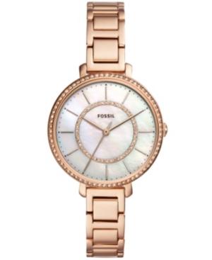 Fossil Women's Jocelyn Rose Gold-tone Stainless Steel Bracelet Watch 36mm