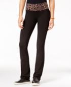 Material Girl Active Juniors' Lace-waist Yoga Pants, Only At Macy's