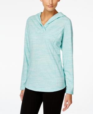 Style & Co. Sport Space Dyed Pullover Hooded Top, Only At Macy's