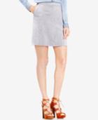 Vince Camuto Faux-suede Mini A-line Skirt