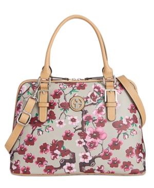 Giani Bernini Cherry Blossom Saffiano Dome Satchel, Created For Macy's