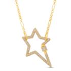 Steve Madden Open Star Chain Necklace