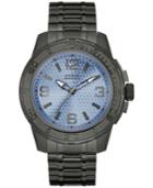 Guess Men's Gunmetal Ion-plated Stainless Steel Bracelet Watch 46mm U0681g3