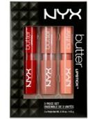 Nyx 3-pc. Butter Lipstick Set - Sandy Kiss, Root Beer Float & Afternoon Heat
