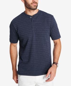 Weatherproof Vintage Men's Striped Henley T-shirt