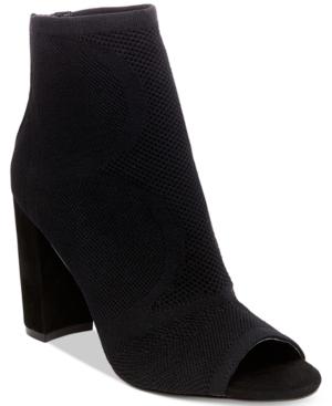 Steven By Steve Madden Women's Acko Peep-toe Ankle Booties Women's Shoes