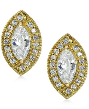 Giani Bernini 18k Gold-plated Sterling Silver Crystal Stud Earrings, Only At Macy's