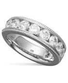 Certified Diamond Band Ring In 14k White Gold (2 Ct. T.w.)