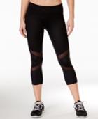 Ideology Embossed Cropped Leggings, Only At Macy's