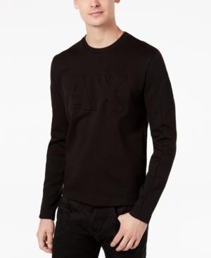 Armani Exchange Men's Embossed Logo Sweater