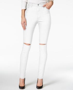 Nanette By Nanette Lepore Gramercy Ripped High-rise Skinny Jeans, Only At Macy's