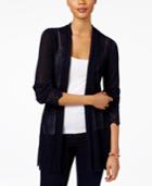 Style & Co Open-front Pointelle-knit Cardigan, Only At Macy's