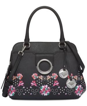 Calvin Klein Floral Small Top Handle Satchel