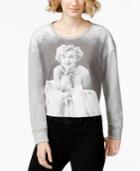 Marilyn Monroe Juniors' Marilyn Graphic Pullover Sweatshirt