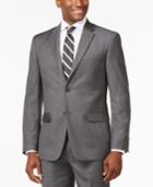 Tommy Hilfiger Solid Grey Modern-fit Jacket
