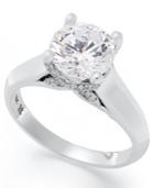 X3 Certified Diamond Solitaire Engagement Ring In 18k White Gold (2 Ct. T.w.)