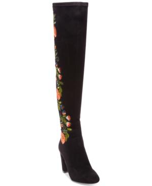 Steve Madden Women's Envoke Block-heel Over-the-knee Boots Women's Shoes