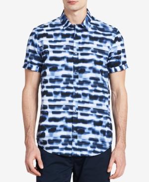 Calvin Klein Men's Abstract Print Classic Fit Shirt