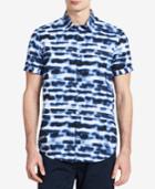 Calvin Klein Men's Abstract Print Classic Fit Shirt