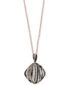 Effy Diamond Pendant Necklace (1-3/8 Ct. T.w.) In 14k Rose Gold