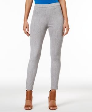 Spanx Cropped Indigo Tummy Control Knit Leggings