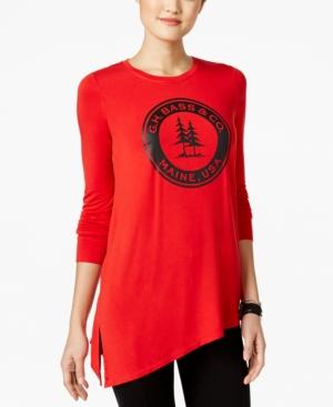 G.h. Bass & Co. Asymmetrical Logo Sweatshirt