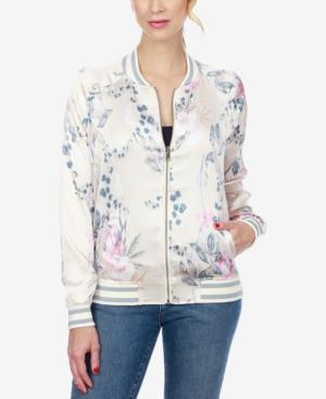 Lucky Brand Floral-print Bomber Jacket