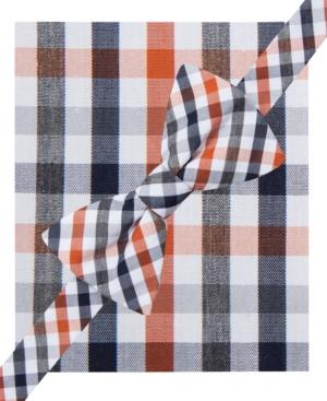 Alfani Spectrum Check Shirting Pre-tied Bow Tie And Pocket Square Set, Only At Macy's