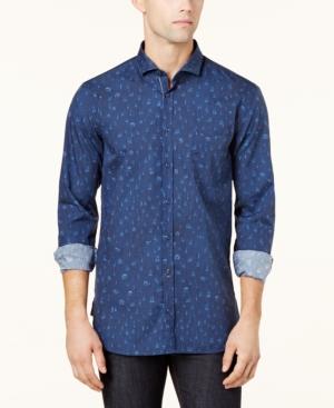 Hugo Boss Men's Slim-fit Printed Shirt