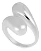 Touch Of Silver Silver-plated Brass Ring, Wrap Ring