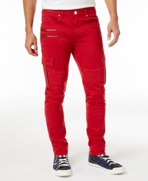 Guess Men's Carter Biker Cotton Cargo Pants