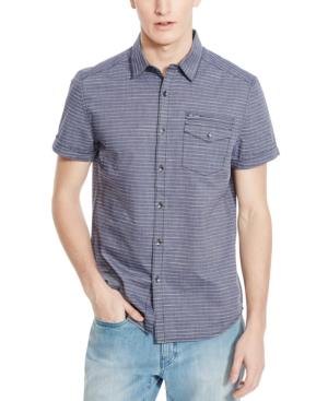 Kenneth Cole Reaction Men's Abington Striped Short-sleeve Shirt