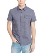 Kenneth Cole Reaction Men's Abington Striped Short-sleeve Shirt