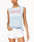 Hybrid Juniors' Coca-cola Logo Graphic Tank Top