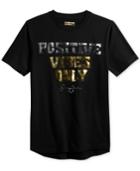 Sean John Men's Positive Vibes Only Metallic-print T-shirt, Only At Macy's