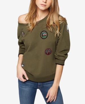 Sanctuary Scout Cotton Off-the-shoulder Sweatshirt
