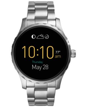 Fossil Men's Digital Q Marshal Stainless Steel Bracelet Smart Watch 45mm Ftw2109
