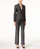 Le Suit Single-button Metallic Pantsuit