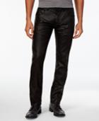Inc International Concepts Men's Slim-fit Black Metallic Jeans, Only At Macy's