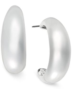 Charter Club Silver-tone Small Hoop Earrings