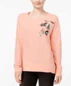 Rebellious One Juniors' Festival Patch Sweatshirt