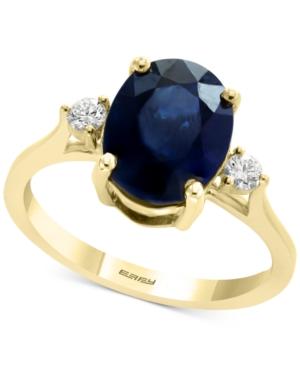 Effy Sapphire (2-7/8 Ct. T.w.) & Diamond (1/8 Ct. T.w.) Ring In 14k Gold