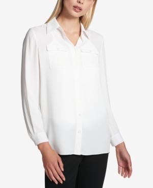Dkny Satin Blouse